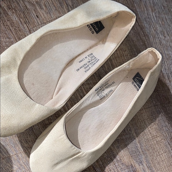 Alpine Swiss Beige Ballet Flats - Picture 7 of 7
